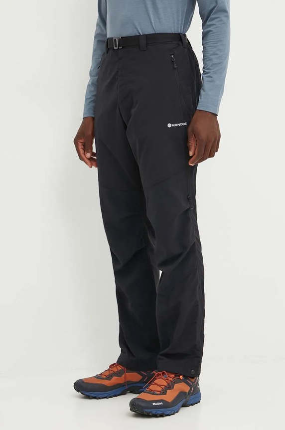 Montane spodnie outdoorowe Terra czarny MTPNR15