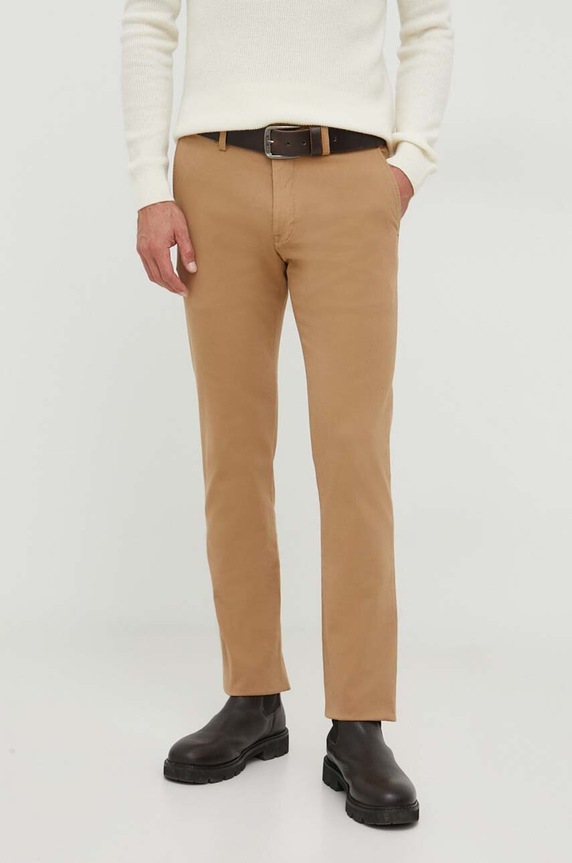 Nohavice Polo Ralph Lauren s elastanom béžová 710884828