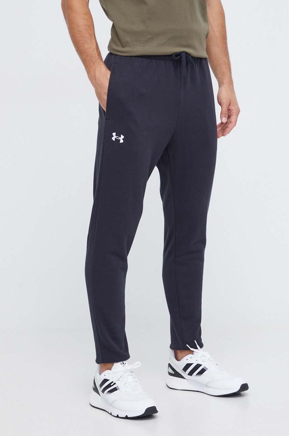Παντελόνι φόρμας Under Armour πλεκτό ύφασμα μαύρο 1379774