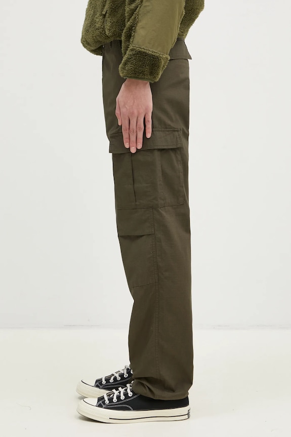Хлопковые брюки Carhartt WIP I032468.6302 зелёный AA00