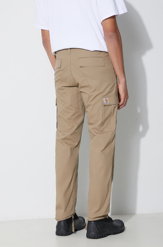 Одяг Бавовняні штани Carhartt WIP I032468.8Y02 бежевий