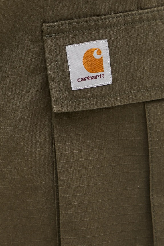 Carhartt WIP spodnie bawełniane Regular Cargo Pant zielony I032467.6302