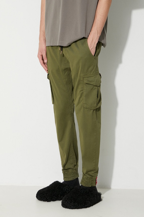 Hlače Alpha Industries zelena 116202.142