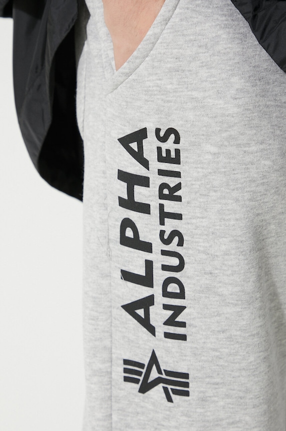 Tepláky Alpha Industries 116368.17 sivá