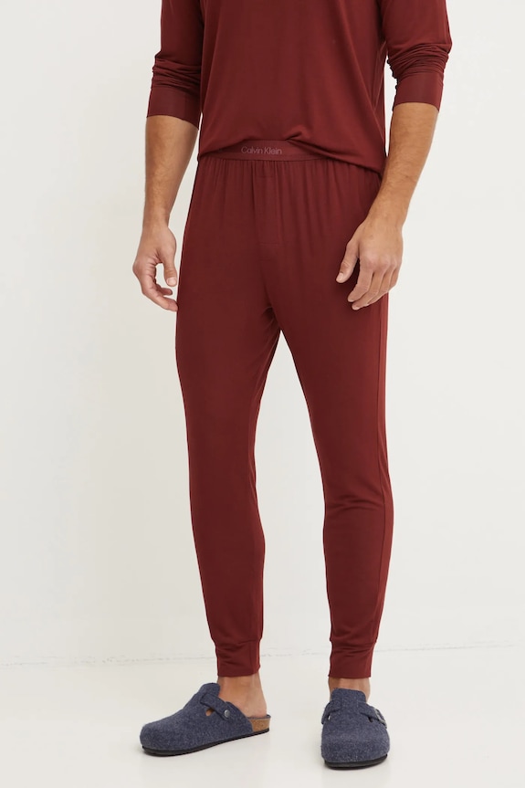 Calvin Klein Underwear nadrág otthoni viseletre piros 000NM2235A