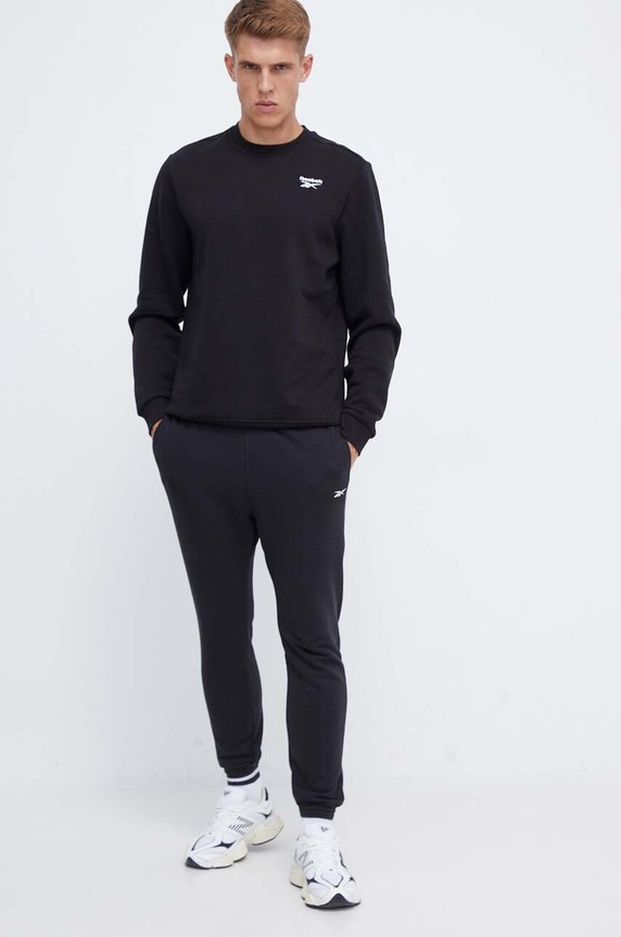 Παντελόνι Reebok 100065874 μαύρο AW23