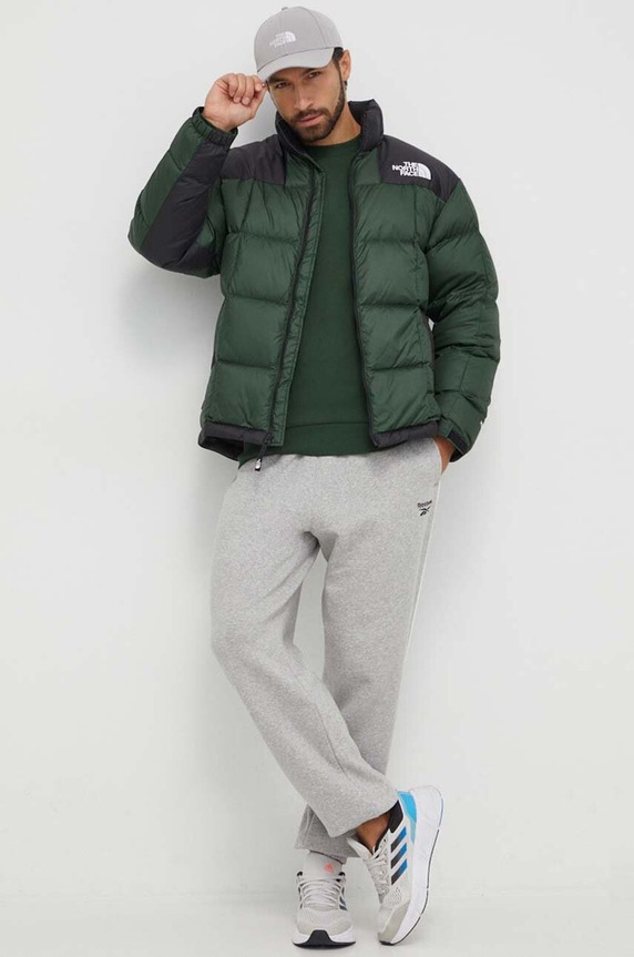 Reebok spodnie dresowe 100070579 szary AW23