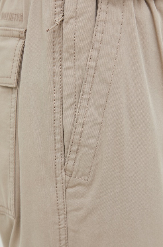 Παντελόνι Hollister Co. μπεζ KI330.3112.178