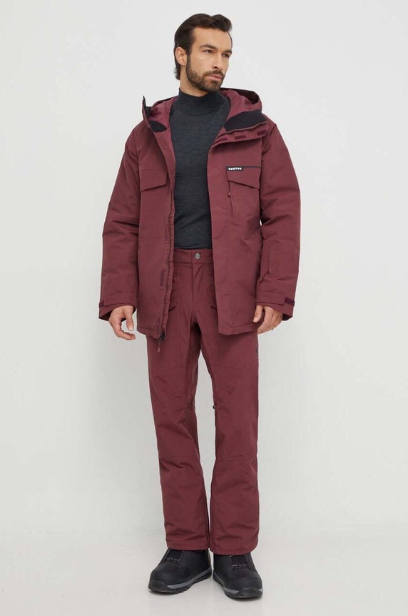 Burton spodnie Covert 2.0 23832100500 bordowy AW23