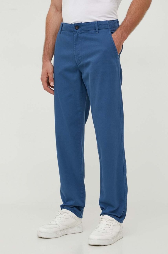 United Colors of Benetton pantaloni drept albastru 4KEBUF03J.817