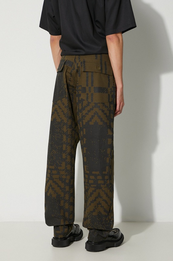 Clothing Engineered Garments cotton trousers Fatigue Pant 23F1F004.CT255 green