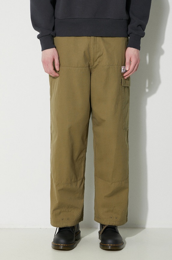 Human Made pantaloni in cotone Military Easy cotone verde HM26PT014