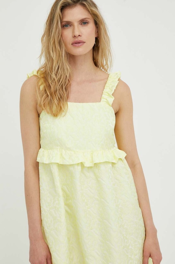 Φόρεμα Résumé κίτρινο 18201025