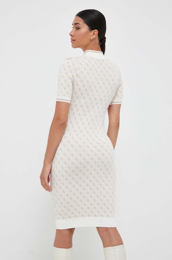 Odzież Guess sukienka LISE W3YK39.Z37K0 beżowy