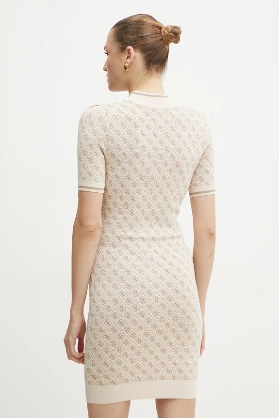 Oblečení Šaty Guess W3YK39.Z37K0 béžová