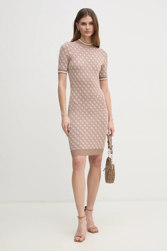 Guess rochie W3YK39.Z37K0 bej AW25