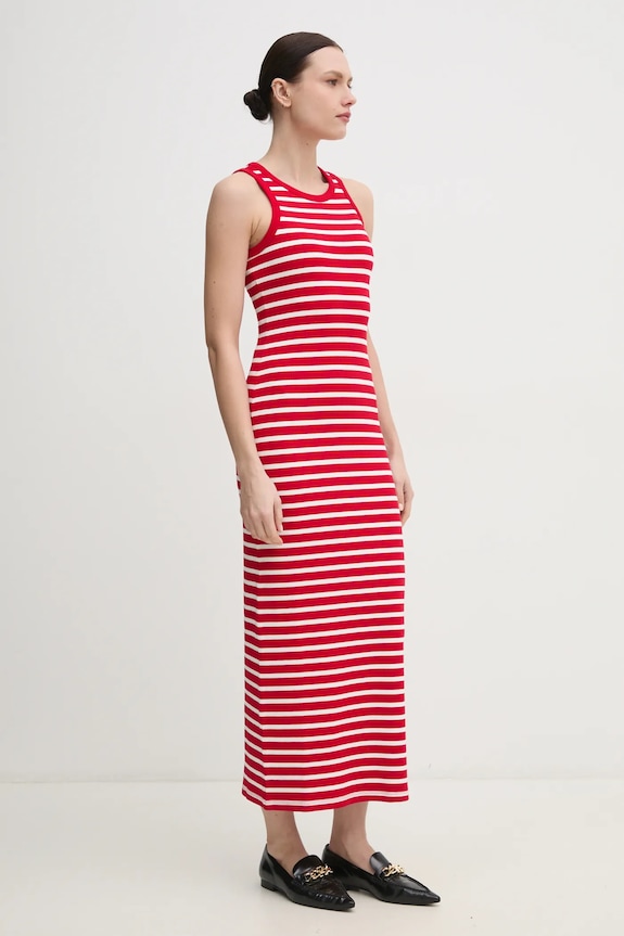 Šaty Tommy Hilfiger WW0WW38838 červená SS25