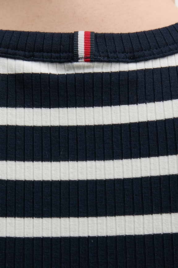 Šaty Tommy Hilfiger WW0WW38838 tmavomodrá