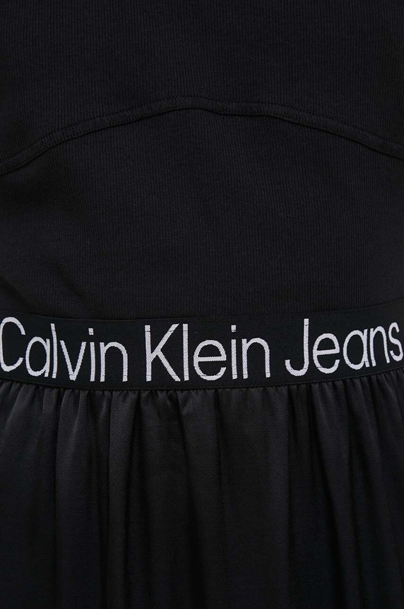 Φόρεμα Calvin Klein Jeans J20J221624 μαύρο