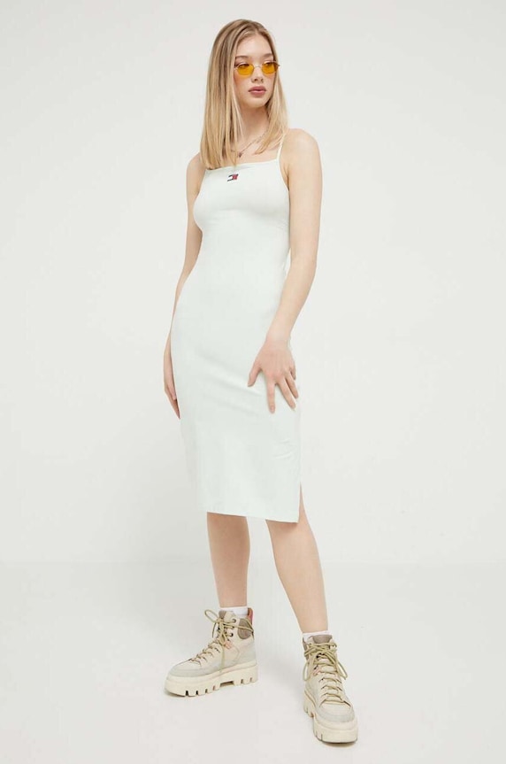 Tommy Jeans ruha zöld DW0DW15874