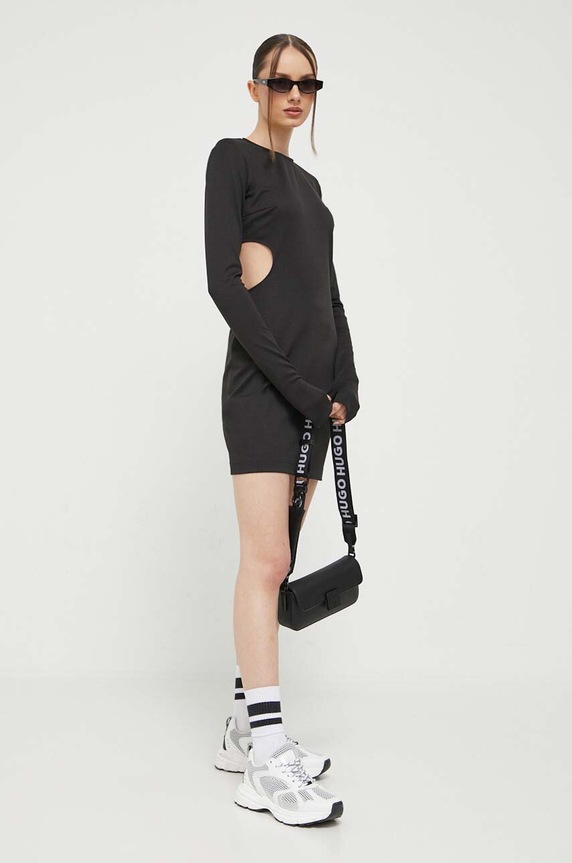 HUGO sukienka 50494301 czarny AW23