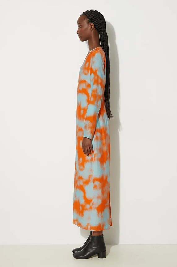 Šaty Samsoe Samsoe F23200088 oranžová AW23