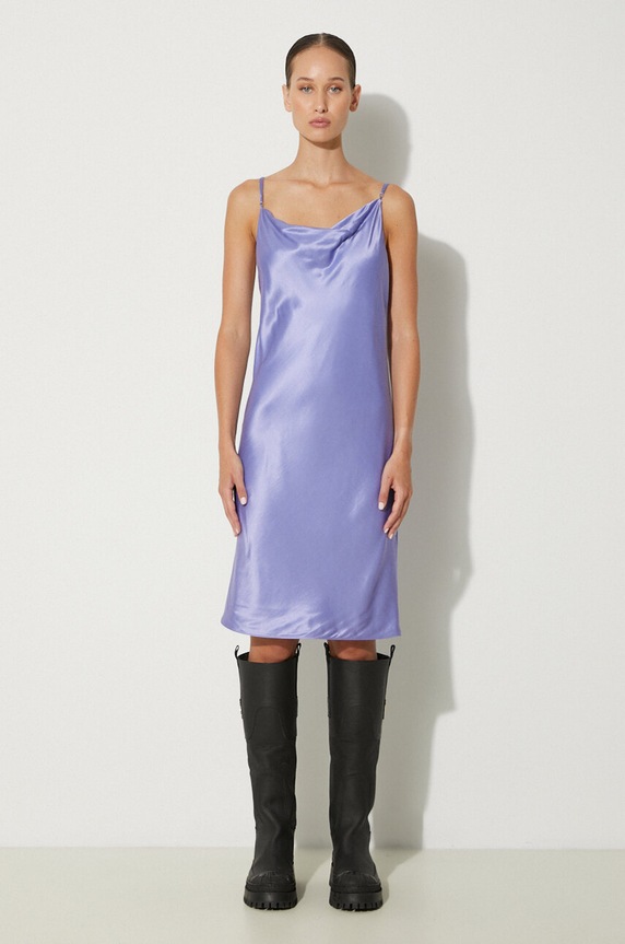 Samsoe Samsoe vestito con aggiunta di seta F23200091 violetto AW23