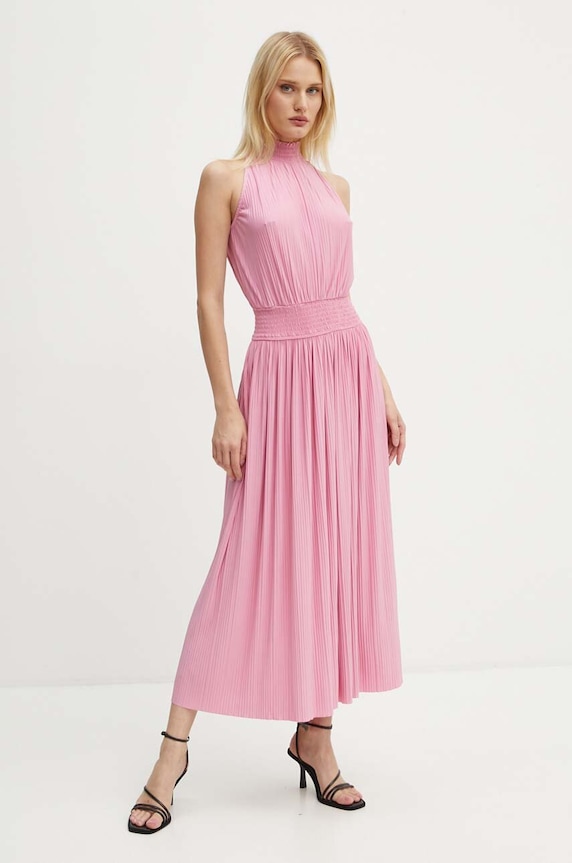Samsoe Samsoe dress plain pink F23200043