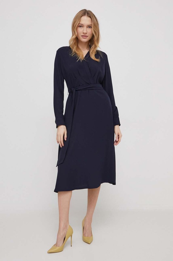 Φόρεμα Lauren Ralph Lauren 250853337 σκούρο μπλε AW24