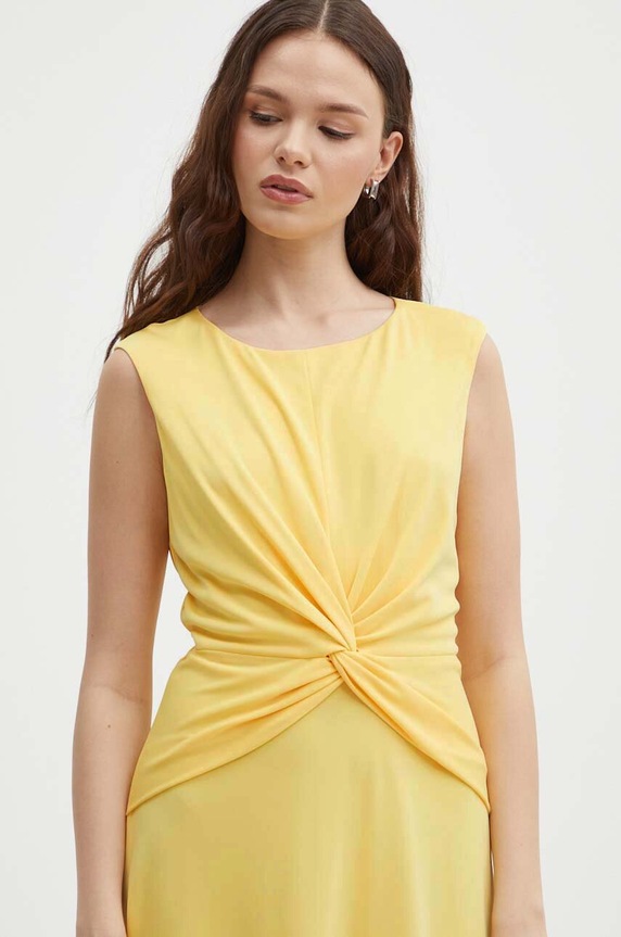 Φόρεμα Lauren Ralph Lauren κίτρινο 250872090