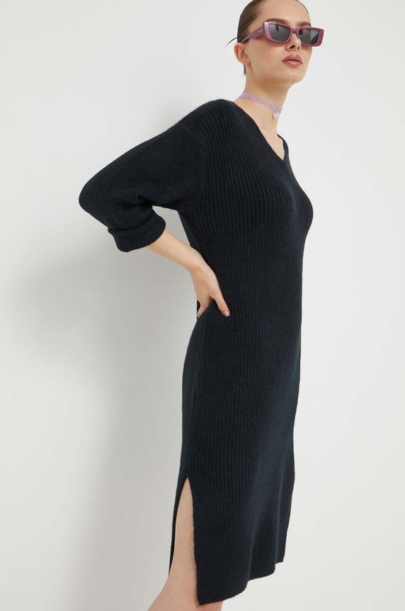 Φόρεμα Roxy μαύρο ERJKD03449