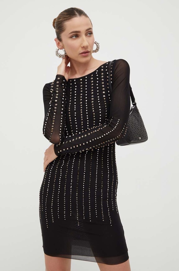 Patrizia Pepe sukienka długi czarny 8A1183.J134