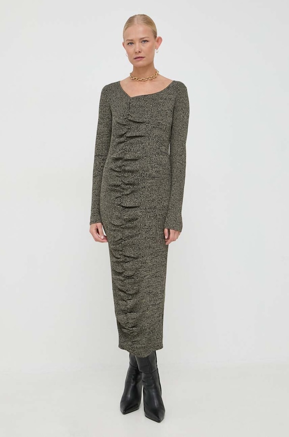 Notes du Nord sukienka casual zielony 13293