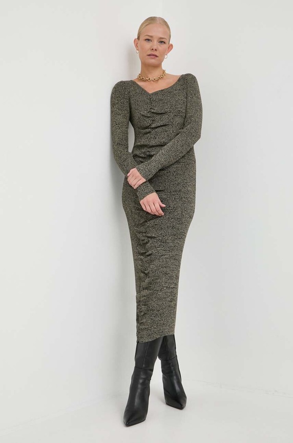 Notes du Nord sukienka 13293 zielony AW23