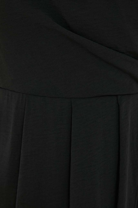 Φόρεμα Sisley 4LTHLV049.100 μαύρο