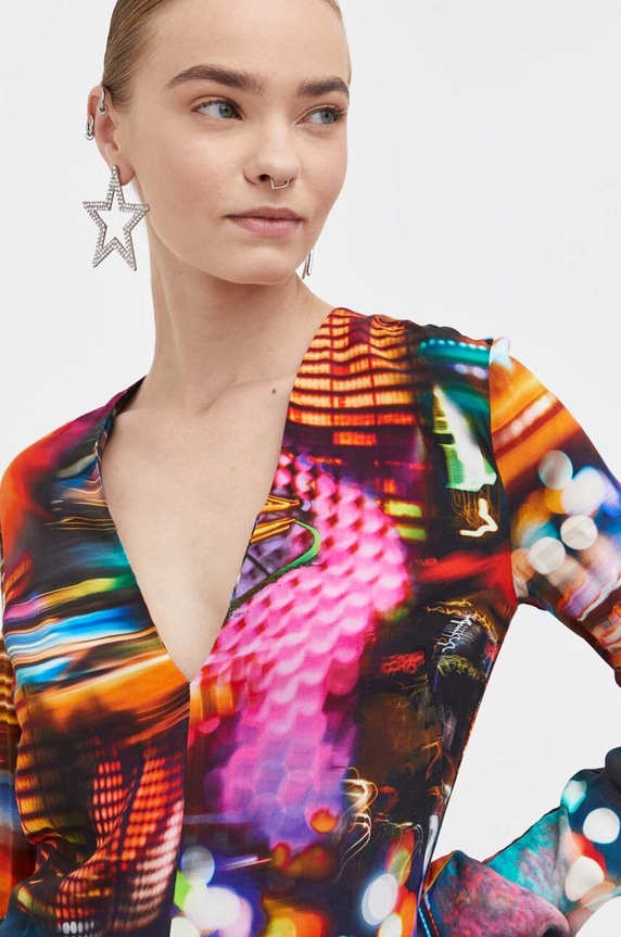 Φόρεμα Moschino Jeans 0432.8782 πολύχρωμο