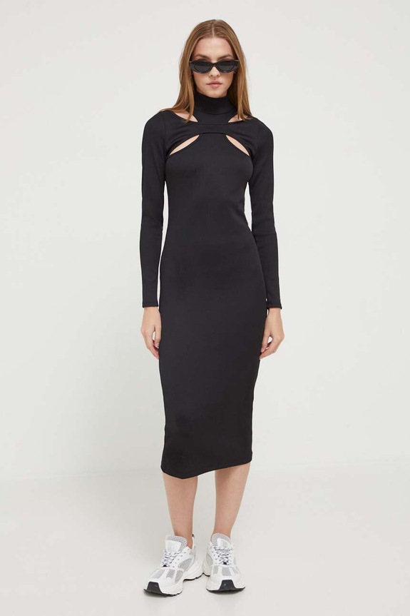 Платье HUGO 50499287 чёрный AW23