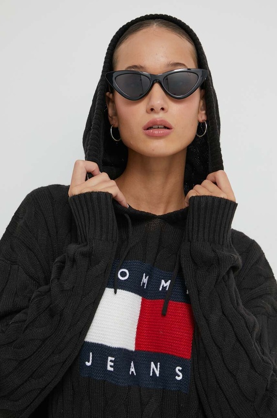 Φόρεμα Tommy Jeans μαύρο DW0DW16486