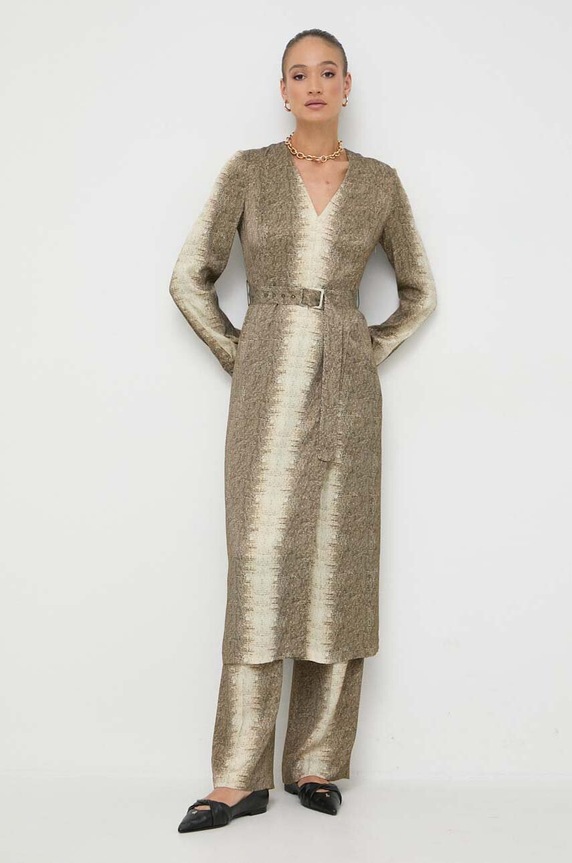 Twinset sukienka casual zielony 232TT2310