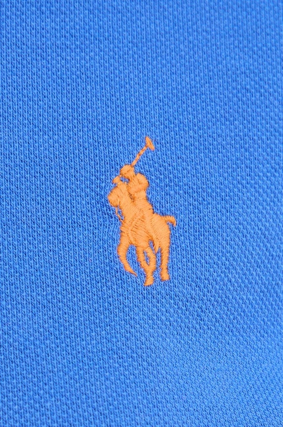 Βαμβακερό φόρεμα Polo Ralph Lauren 211799490 μπλε