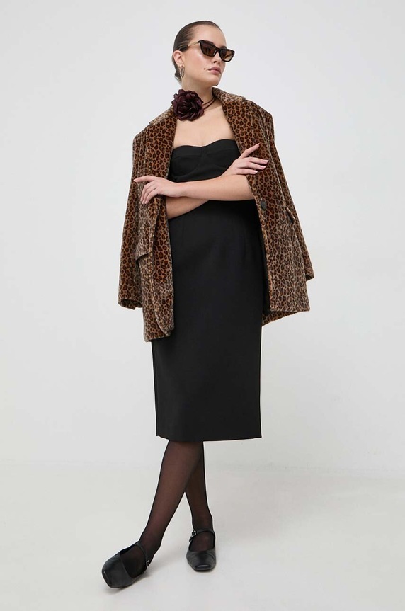 MAX&Co. sukienka x Anna Dello Russo C2240123 czarny AW23