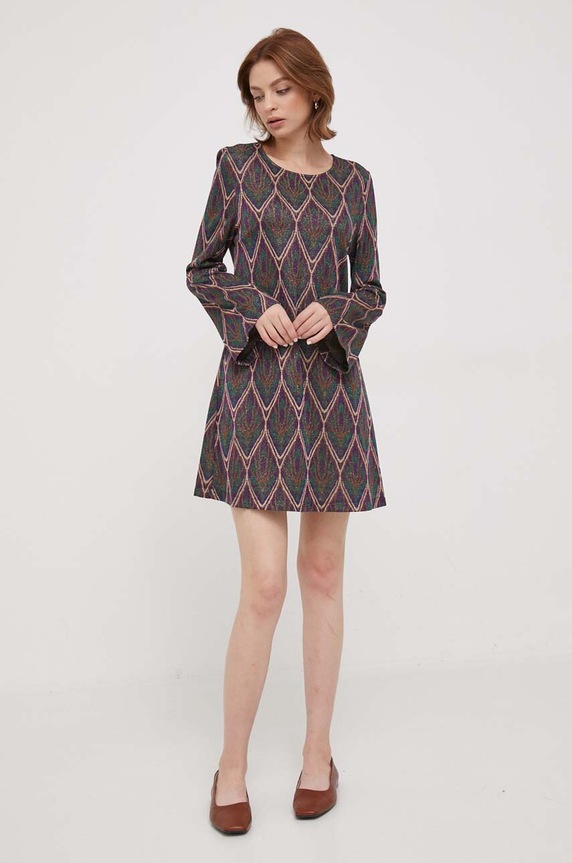 Artigli rochie AA37352.VIOLA/VERDE multicolor AW23