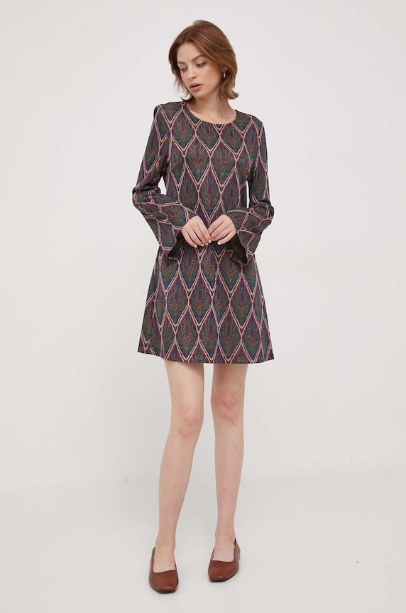 Artigli rochie AA37352.VIOLA/VERDE multicolor AW23