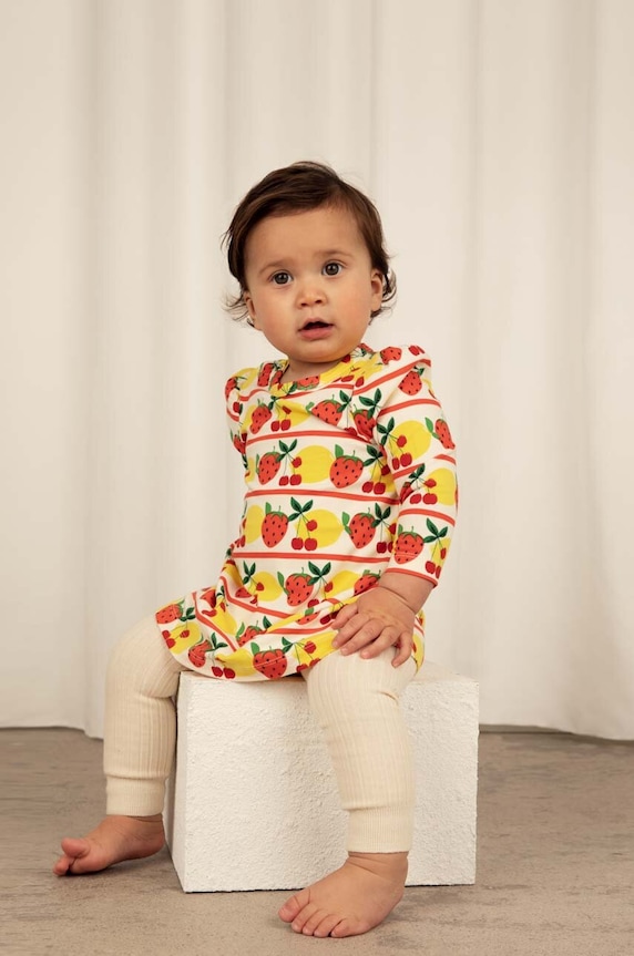 Mini Rodini gyerek ruha hosszú sárga 2375010300
