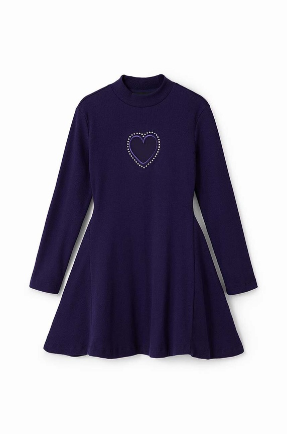 Детска рокля Desigual 23WGVK03 виолетов AW23