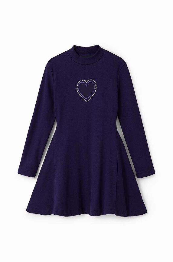 Детска рокля Desigual 23WGVK03 виолетов AW23