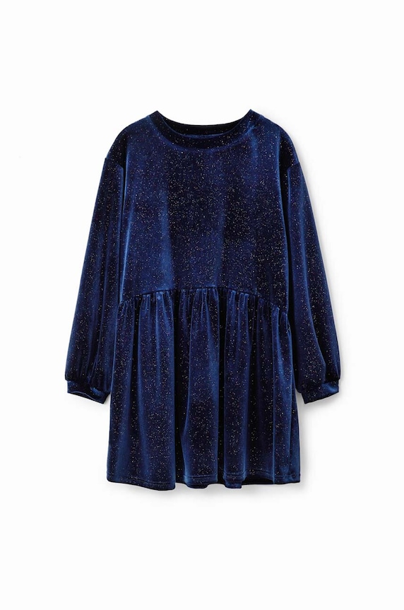 Παιδικό φόρεμα Desigual 23WGVK16 σκούρο μπλε AW23