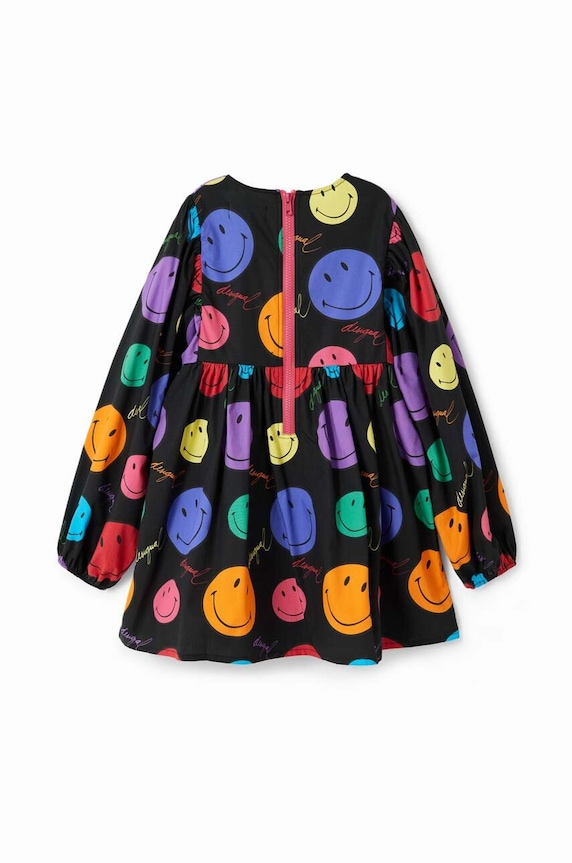 BIMBA Desigual vestito di cotone bambina 23WGVW04 nero