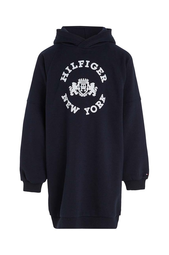 Детска рокля Tommy Hilfiger KG0KG07556.74.122.9BYX тъмносин AW23