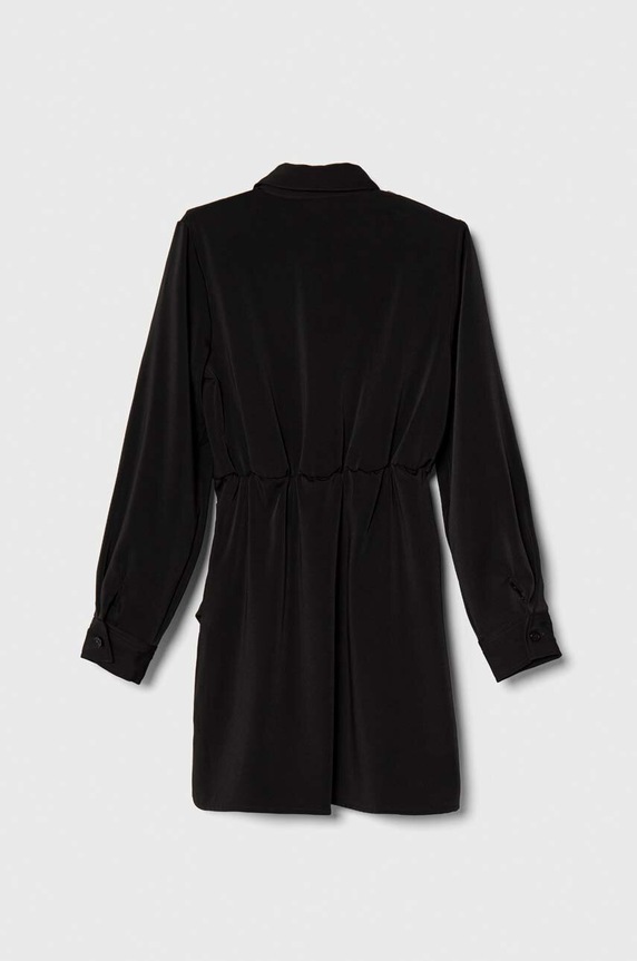 Παιδικό φόρεμα Pinko Up F3PIJGDR243 μαύρο AW23